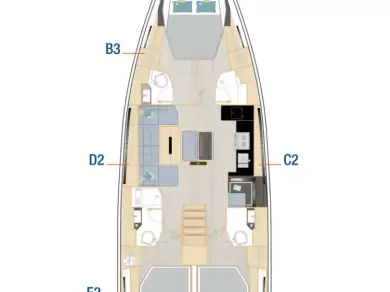 Huur een Hanse Hanse 510 in Šibenik