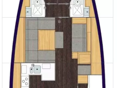 Verhuur Zeilboot in Kaštela - Bavaria Bavaria C50 Holiday - 5 cab.