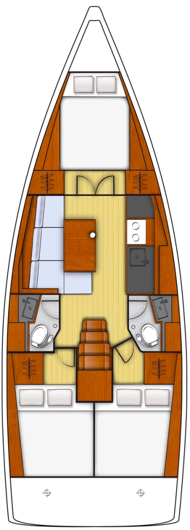 Bootverhuur Biograd na Moru goedkoop Oceanis 38.1
