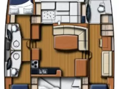 Huur een Leopard Catamarans / Robertson & Caine Leopard 45 - 3 + 1 cab. in Seget Donji