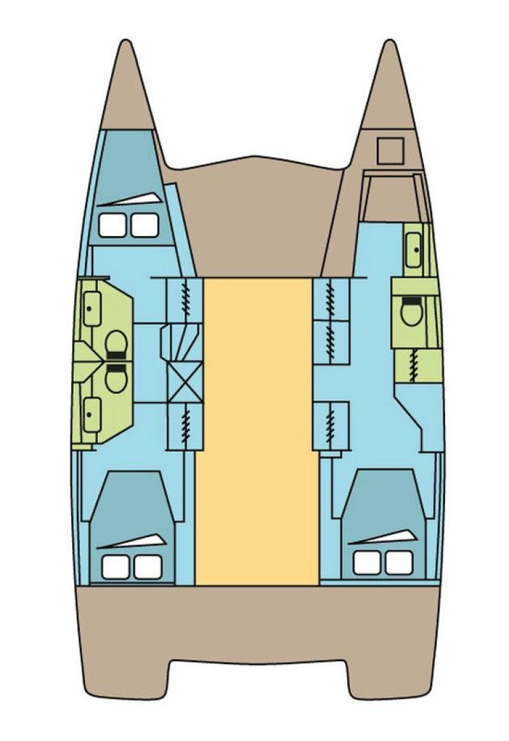 Huur Catamaran met of zonder schipper Fountaine Pajot in Parham Town
