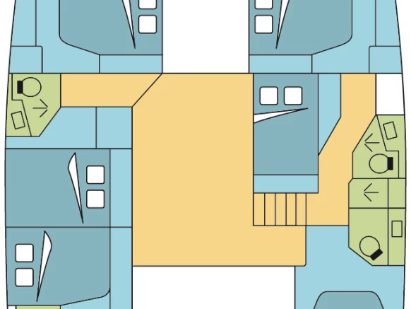 Fountaine Pajot Saba 50 te huur van particulier of professional in Saint George's