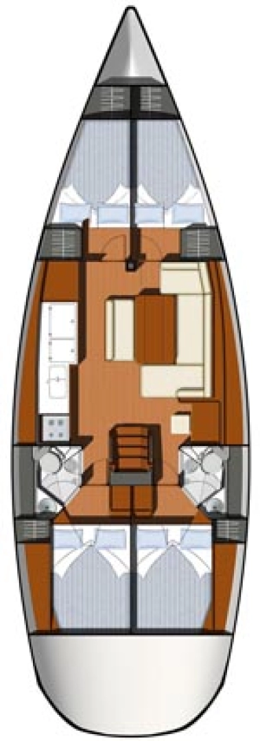 Huur een Jeanneau Sun Odyssey 44i in Betina