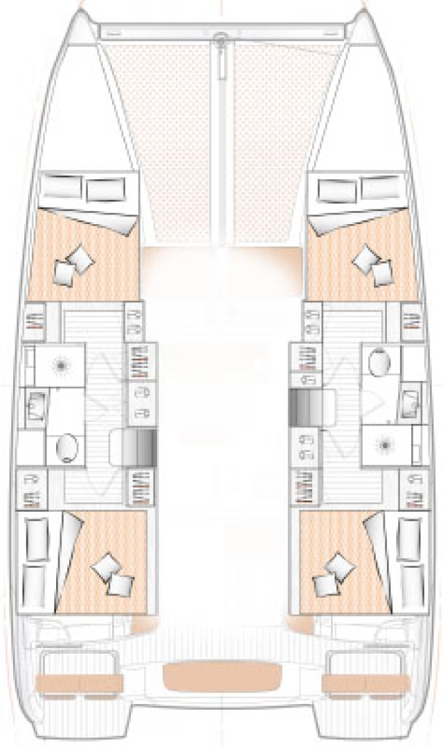 Catamaran te huur in Ðuraševići voor de beste prijs