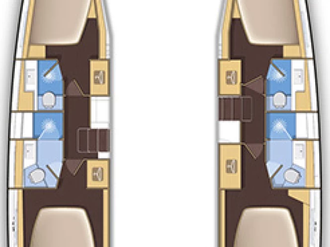 Verhuur Catamaran Lagoon met vaarbewijs