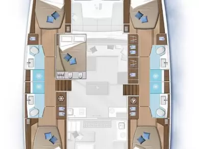 Jachthuur in Lefkáda - Lagoon Lagoon 50 via SamBoat