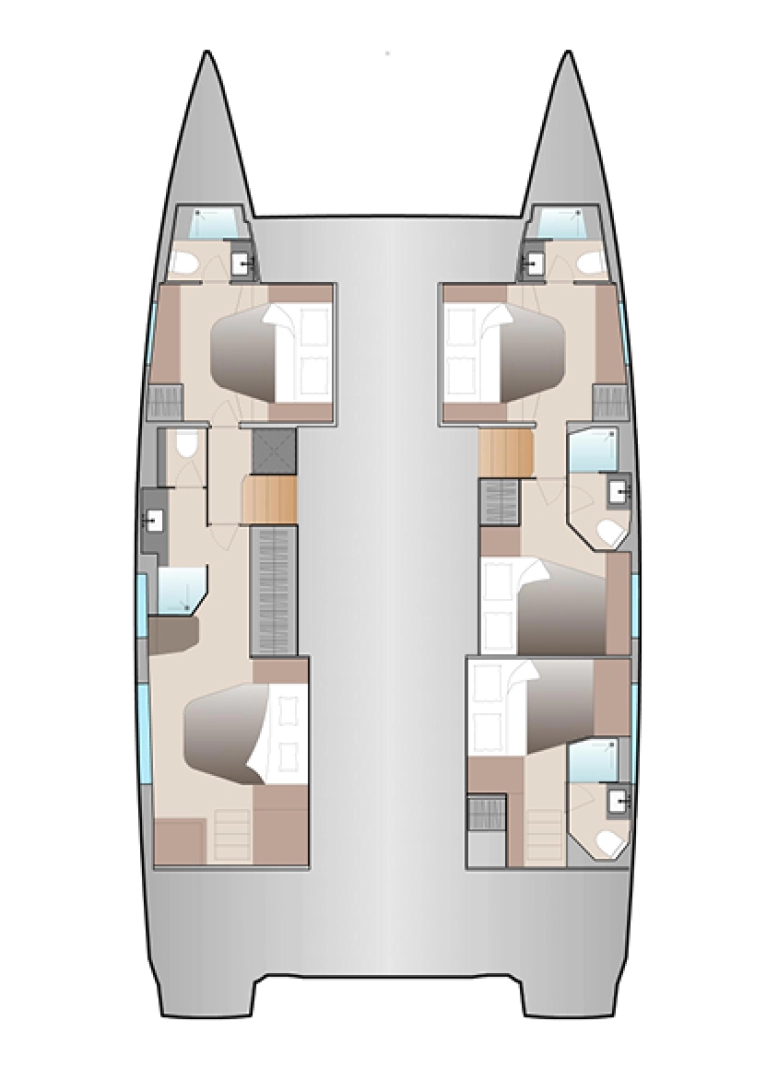 Verhuur Catamaran in Road Town - Fountaine Pajot Aura 51