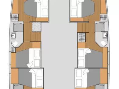 Fountaine Pajot Aura 51 te huur van particulier of professional in Road Town