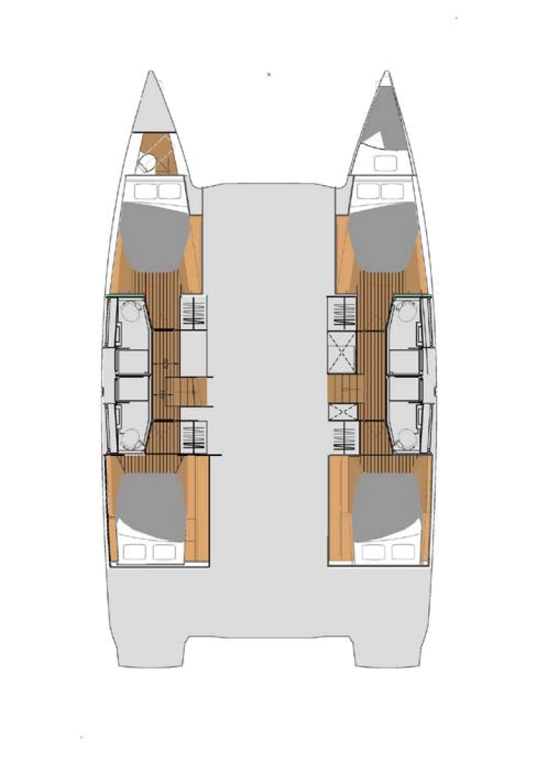 Verhuur Catamaran in Road Town - Fountaine Pajot Elba 45
