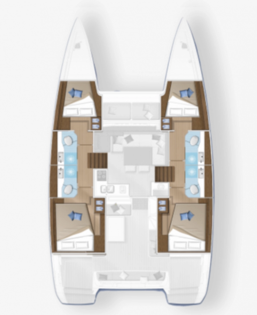 Huur Catamaran met of zonder schipper Lagoon in Road Town