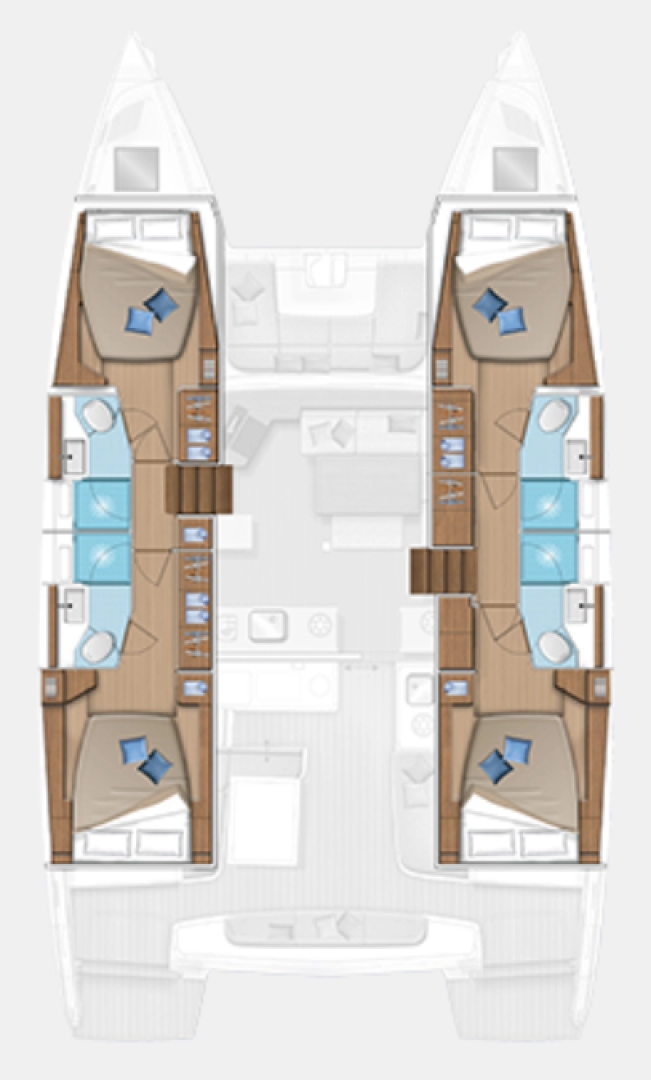 Lagoon Lagoon 46 te huur van particulier of professional in Road Town