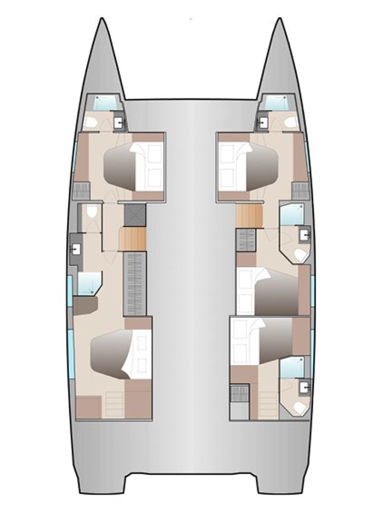Fountaine Pajot Aura 51 te huur van particulier of professional in Road Town