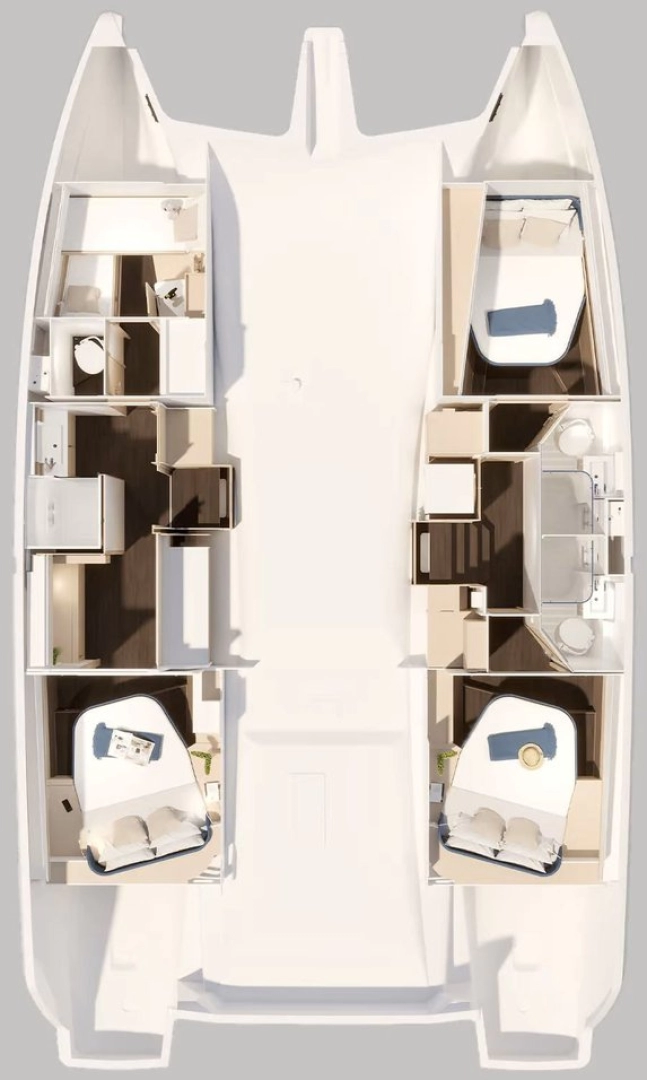 Huur een Fountaine Pajot Fountaine Pajot FP 44 Maestro - 3 cab. in Road Town