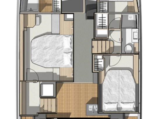 Verhuur Motorboot in Marsh Harbour - Fountaine Pajot Fountaine Pajot MY5