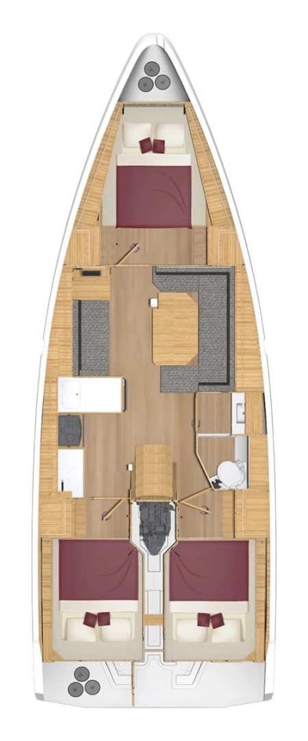 Verhuur Zeilboot in Marseille - Bavaria Bavaria C38