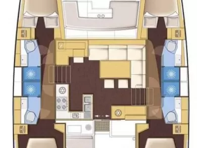 Verhuur Catamaran Lagoon met vaarbewijs