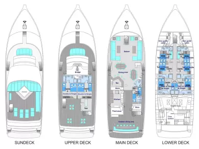Huur Jacht met of zonder schipper Custom Made in Malé