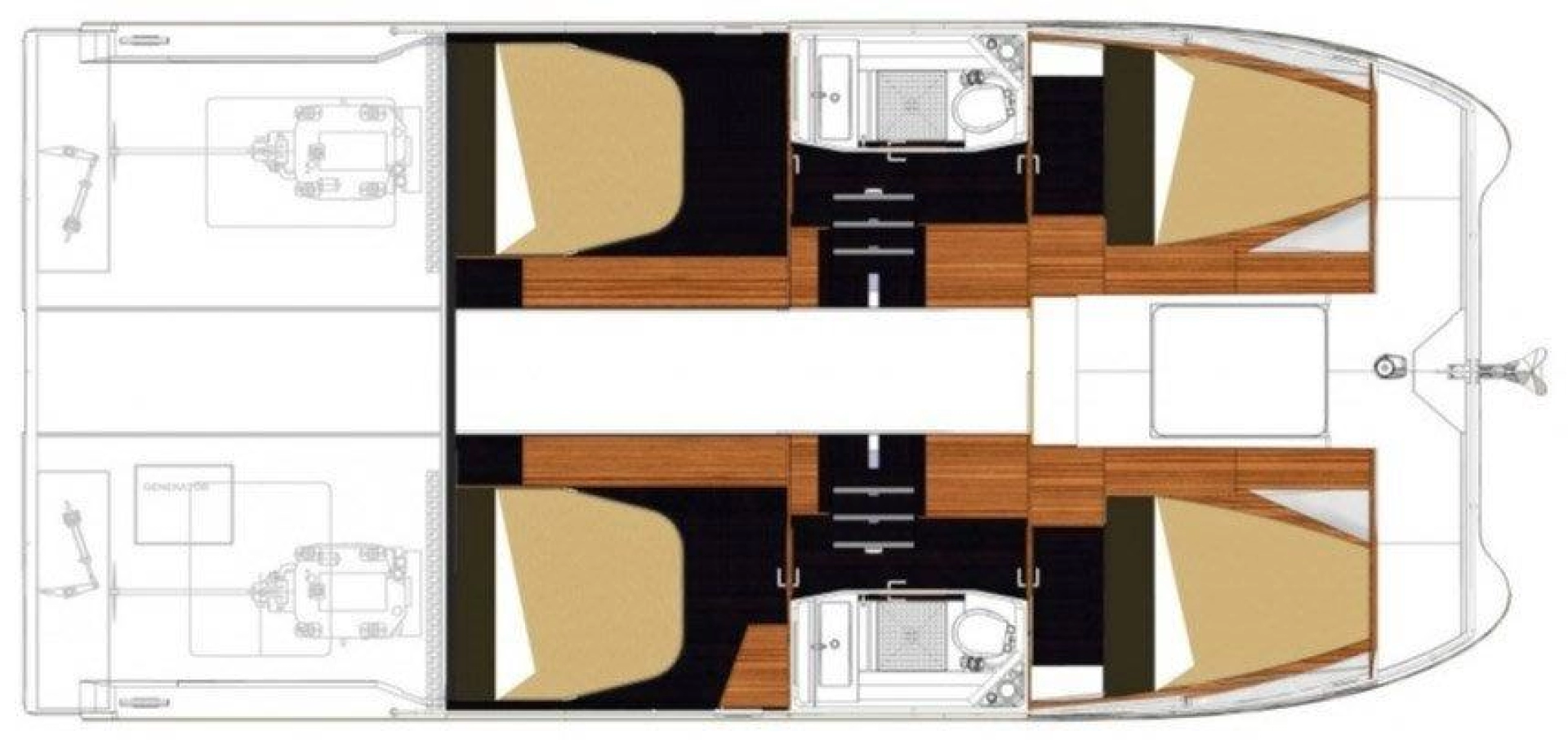 Huur Motorboot met of zonder schipper Fountaine Pajot in Rogoznica