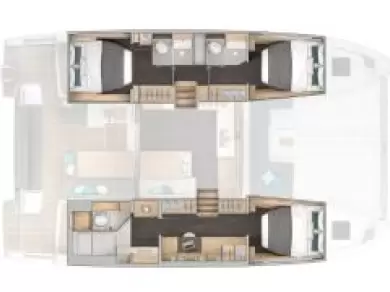 Verhuur Catamaran in Rogoznica - Lagoon Lagoon 43