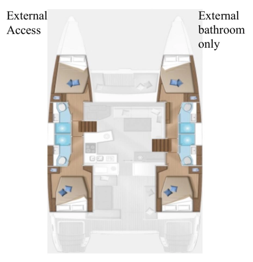 Jachthuur in Furnari - Lagoon Lagoon 46 via SamBoat