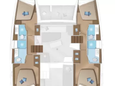 Verhuur Catamaran in Road Town - Lagoon Lagoon 42