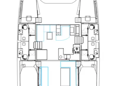 Bootverhuur Road Town goedkoop Nautitech 46 Fly