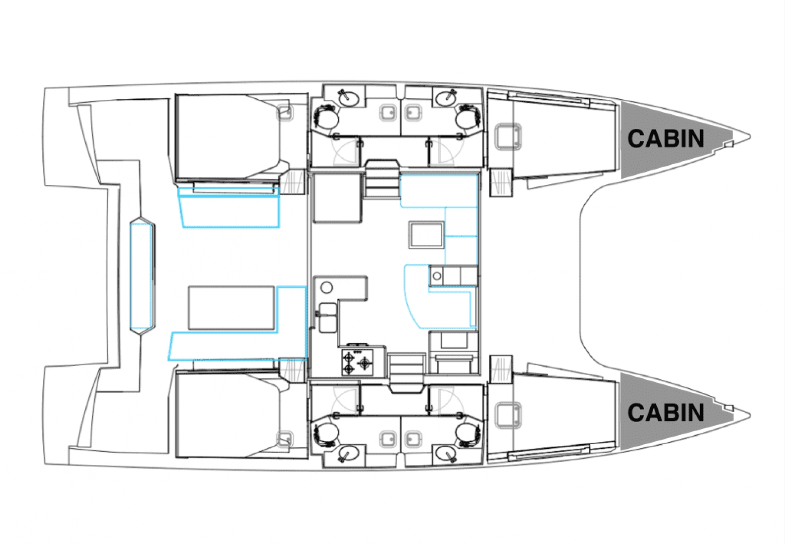 Verhuur Catamaran in Road Town - Nautitech Nautitech 46 Fly