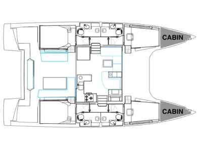 Verhuur Catamaran in Road Town - Nautitech Nautitech 46 Fly