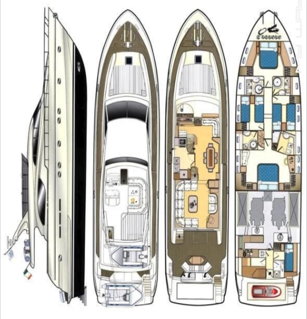 Huur een Ferretti Ferretti Yachts 720 in Álimos