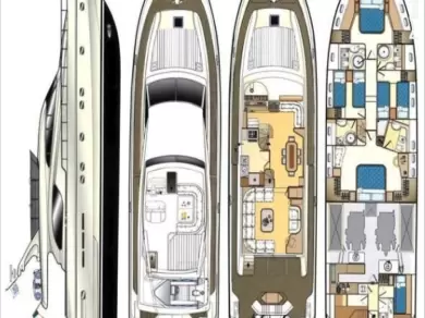 Huur een Ferretti Ferretti Yachts 720 in Álimos