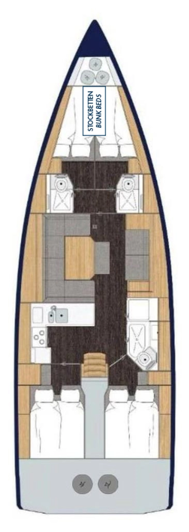 Bavaria Bavaria C45 Holiday te huur van particulier of professional in Biograd na Moru