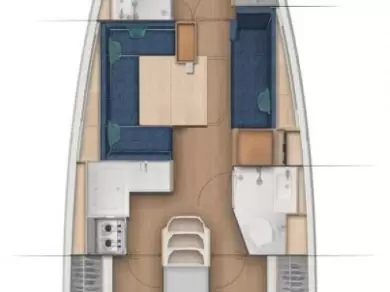 Jeanneau Sun Odyssey 380 Performance - 3 cab. te huur van particulier of professional in Biograd na Moru