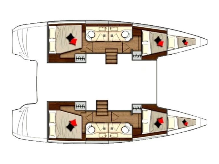 Verhuur Catamaran in Primošten - Lagoon Lagoon 40