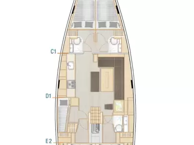 Jachthuur in Biograd na Moru - Hanse Hanse 508 via SamBoat