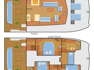 Verhuur Motorboot Fountaine Pajot met vaarbewijs