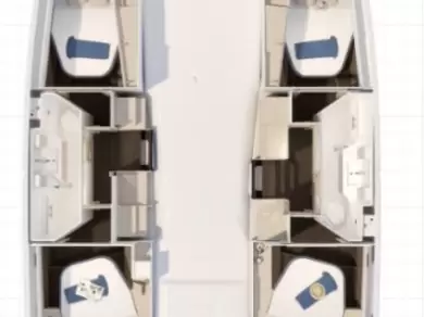 Bootverhuur Fountaine Pajot Fountaine Pajot FP 41 Quatuor 2 in Saint-Mandrier-sur-Mer via SamBoat