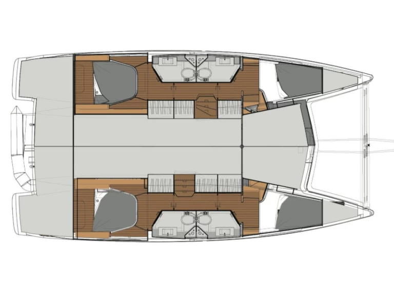 Huur Catamaran met of zonder schipper Fountaine Pajot in Palamós