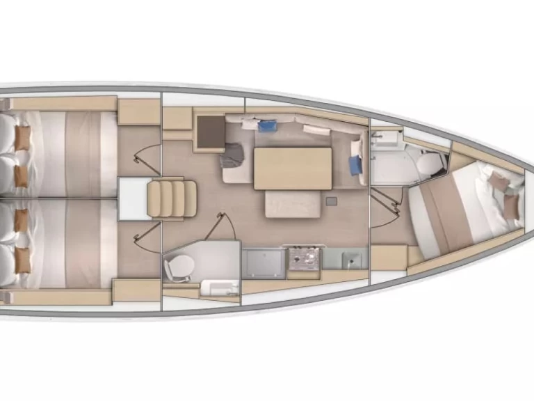 Huur Zeilboot met of zonder schipper Bénéteau in Skradin