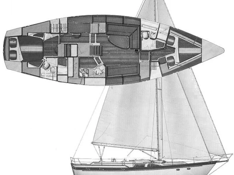 Verhuur Zeilboot Irwin met vaarbewijs