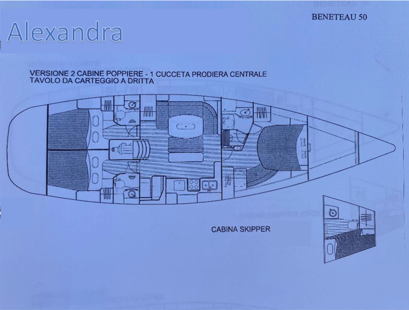Verhuur Zeilboot in Fezzano - Bénéteau Beneteau 50