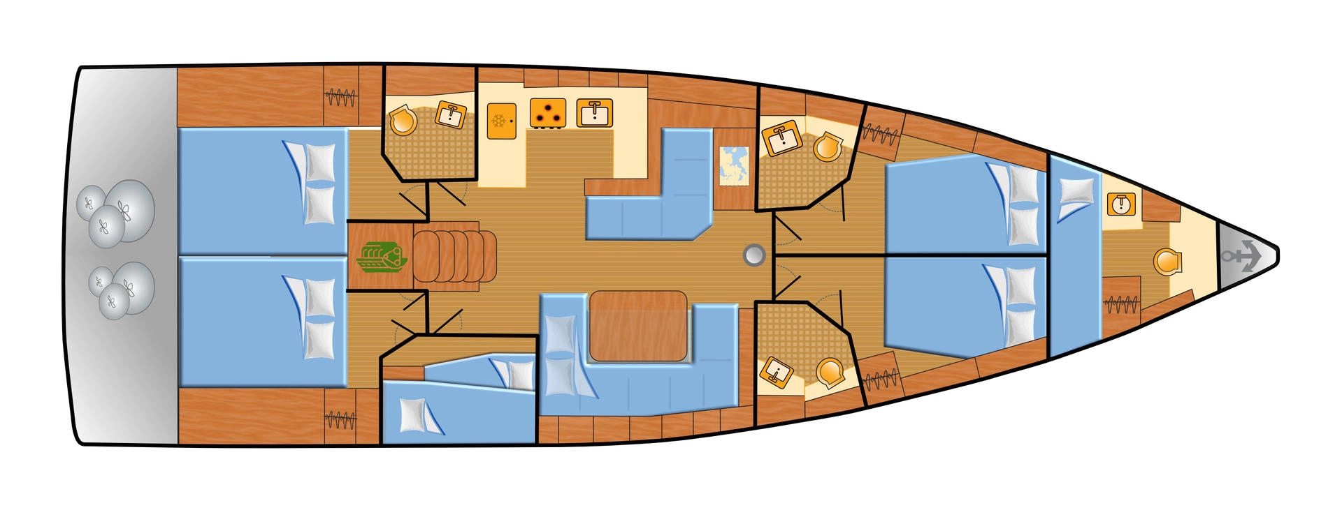 Bootverhuur Palma de Mallorca goedkoop Oceanis 51.1