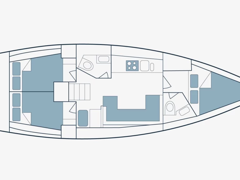 Huur een Bavaria Bavaria 40 in Nikiána