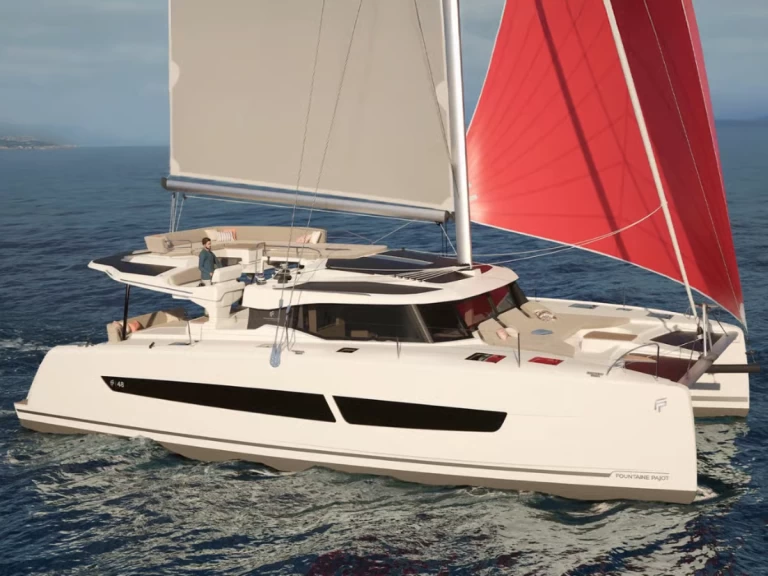 Verhuur Catamaran in Frenchtown - Fountaine Pajot Fountaine Pajot FP 48 Quintet 5