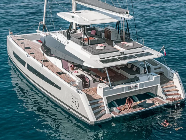 Verhuur Catamaran in Palermo - Fountaine Pajot Fountaine Pajot Samana 59