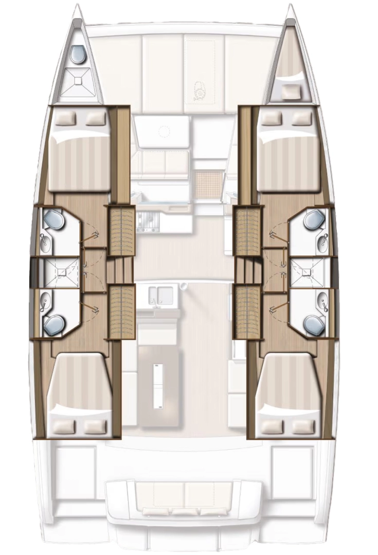 Verhuur Catamaran Bali met vaarbewijs