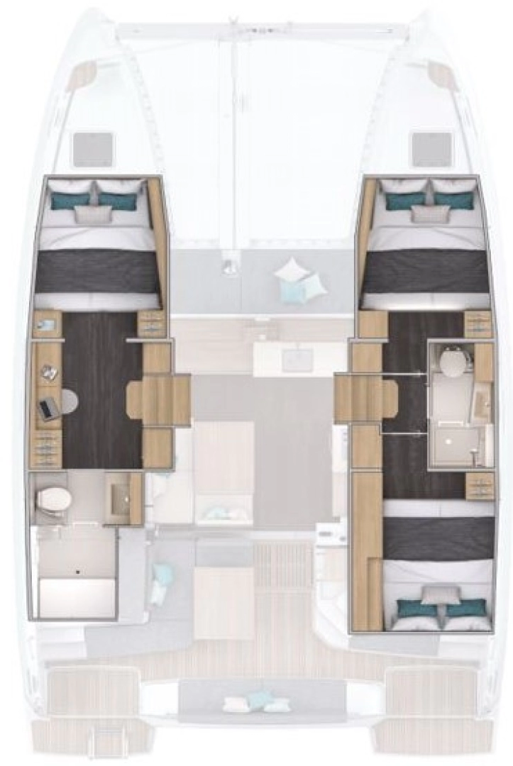 Huur een Lagoon Lagoon 38 - 3 + 2 cab. in Ellinikó