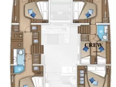 Bootverhuur Lagoon Lagoon 55 - 4 + 2 cab. in Palma de Mallorca via SamBoat