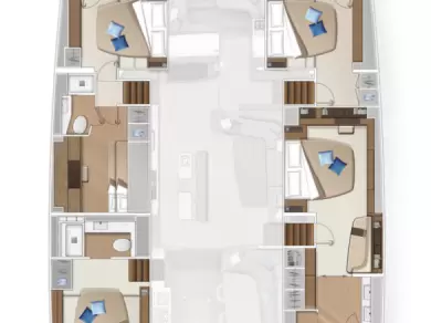 Verhuur Catamaran in Álimos - Lagoon Lagoon Sixty 5