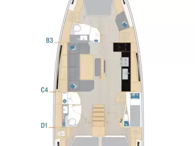 Hanse Hanse 460 te huur van particulier of professional in Göcek