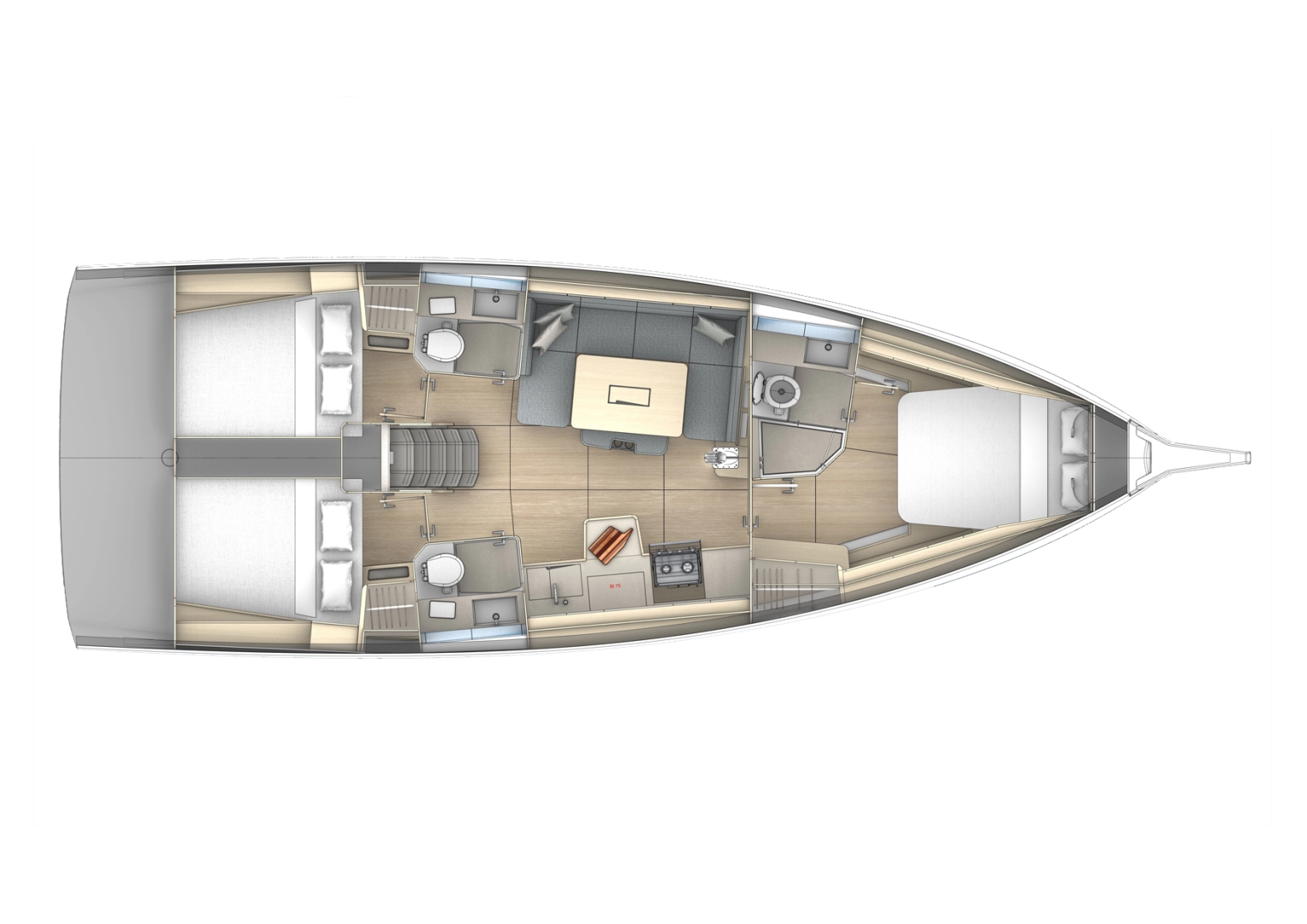 Jachthuur in Göcek - Dufour Dufour 41 via SamBoat